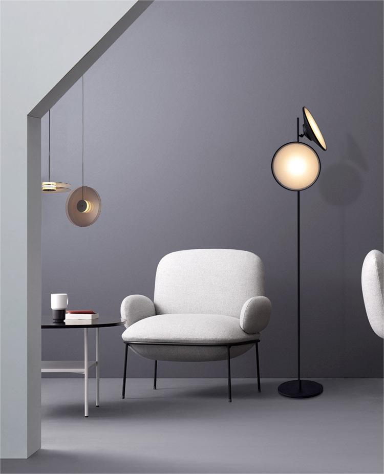 WOMO 2-bulb Moons Reading Floor Lamp-WM7076