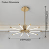 WOMO Starburst Multi Light Rods Chandelier-WM2761 thumbnail