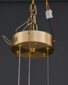WOMO Enamel Round Brass Chandelier-WM2335 thumbnail