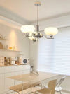 WOMO 1920s Milk Glass Chandelier-WM2301 thumbnail