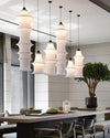 WOMO Long Lantern Silk Pendant Light-WM2600 thumbnail