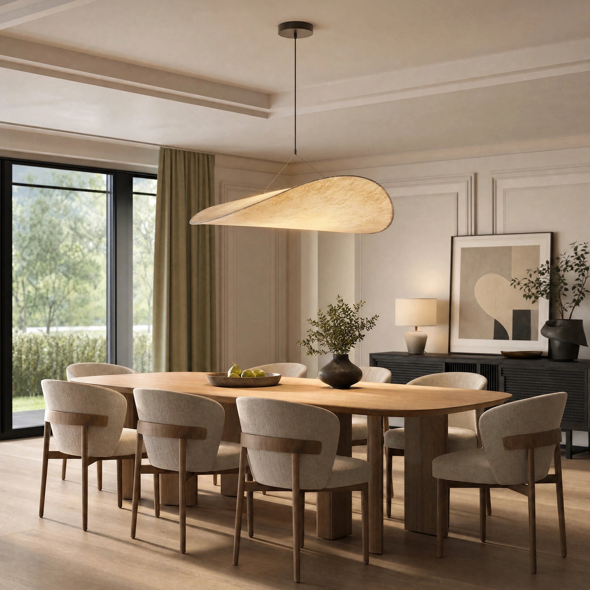 WOMO Cloud Rice Paper Pendant Light-WM2316