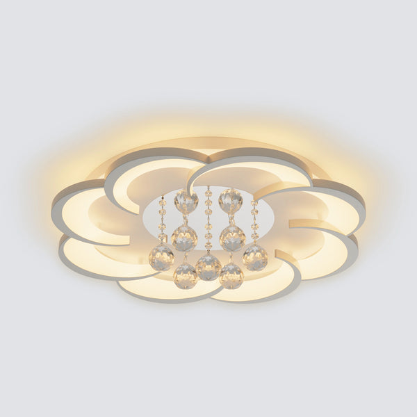 WOMO Big Flower Crystal Ceiling Light-WM1078