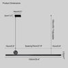 WOMO Linear Pendant Light-WM2035 thumbnail