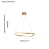 WOMO Möbius Circular LED Chandelier-WM2128 thumbnail