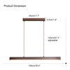 WOMO Minimalist Linear Kitchen Pendant Light-WM2002 thumbnail