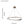 WOMO Möbius Circular LED Chandelier-WM2128 thumbnail