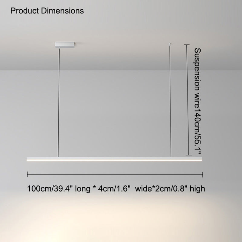 WOMO Extra Long Linear Pendant Light-WM2011