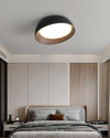 WOMO Wood Grain Asymmetrical Flush Mount Ceiling Light-WM1016 thumbnail