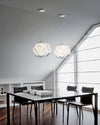 WOMO Cloud Milk Blown Glass Ceiling Light-WM1036 thumbnail