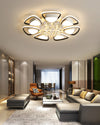 WOMO Big Flower Crystal Flush Mount Ceiling Light-WM1075 thumbnail