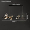 WOMO Linear Glass Bubble Chandelier-WM2040 thumbnail