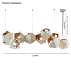 WOMO Long Steel Sculptural Chandelier-WM2076 thumbnail