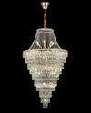 WOMO Oversized Gold Crystal Chandelier-WM2379 thumbnail