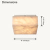 WOMO Alabaster Square Ceiling Light-WM1115 thumbnail