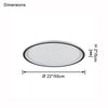 WOMO Flat Disc Flush Mount Ceiling Light-WM1122 thumbnail