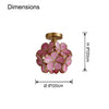 WOMO Tiffany Floral Ceiling Light-WM1128 thumbnail