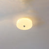 WOMO Round Cream Glass Flush Mount Ceiling Light-WM1132 thumbnail