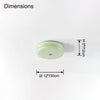 WOMO Round Cream Glass Flush Mount Ceiling Light-WM1132 thumbnail