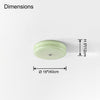 WOMO Round Cream Glass Flush Mount Ceiling Light-WM1132 thumbnail