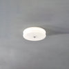 WOMO Round Cream Glass Flush Mount Ceiling Light-WM1132 thumbnail