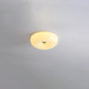 WOMO Round Milk Glass Flush Mount Ceiling Light-WM1134 thumbnail