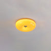WOMO Round Milk Glass Flush Mount Ceiling Light-WM1134 thumbnail