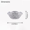 WOMO Bowl Fringe Flush Mount Ceiling Light-WM1137 thumbnail