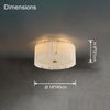WOMO Drum Alabaster Ceiling Light-WM1139 thumbnail