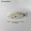 WOMO Round Alabaster Ceiling Light-WM1140 thumbnail