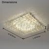 WOMO Square Crystal Ceiling Light-WM1141 thumbnail