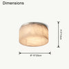 WOMO Drum Alabaster Flush Mount Ceiling Light-WM1143 thumbnail