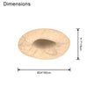WOMO Japandi Silk Flush Mount Ceiling Light-WM1144 thumbnail