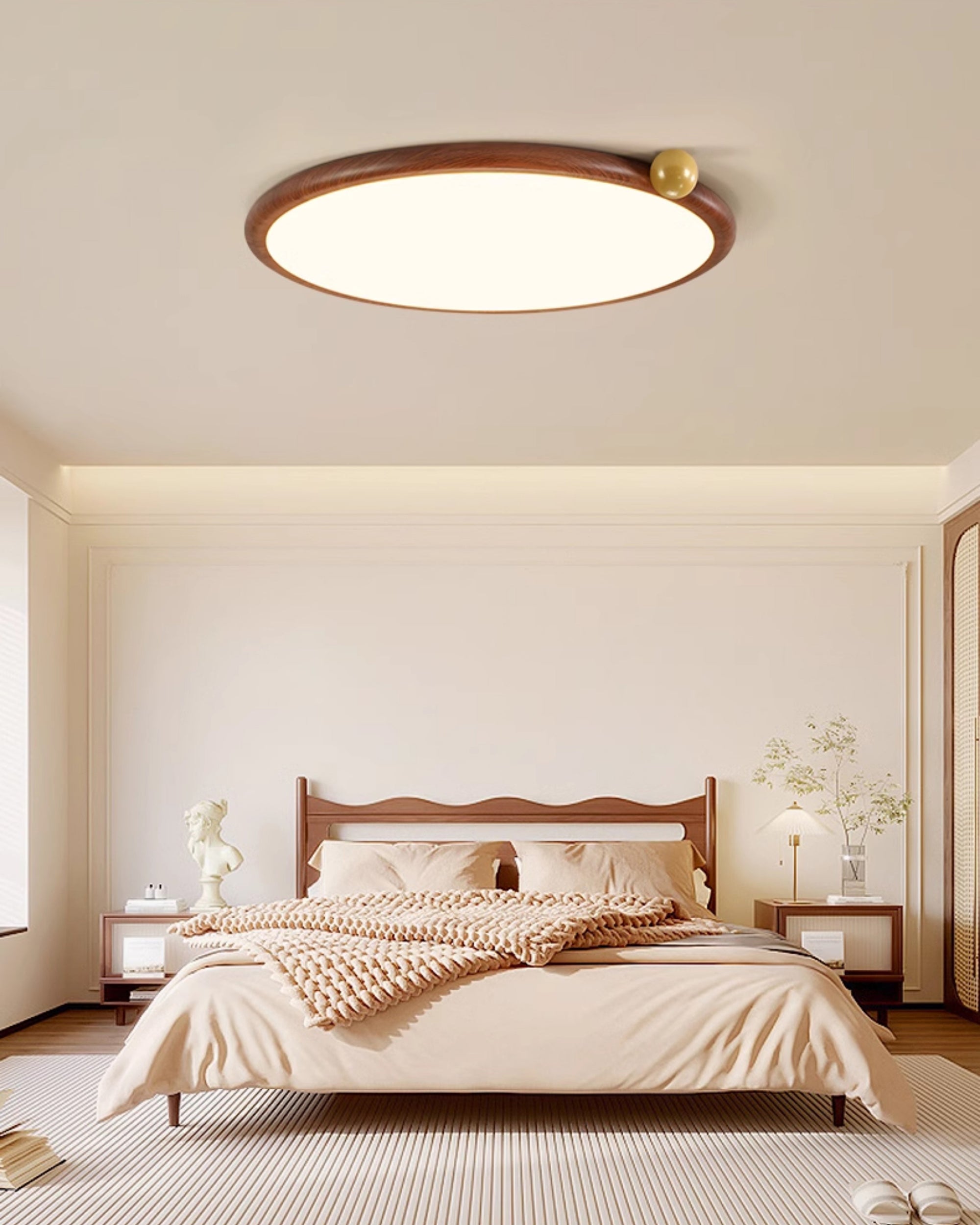 WOMO Round Flat Flush Mount Ceiling Light-WM1172