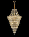 WOMO Oversized Gold Crystal Chandelier-WM2379 thumbnail