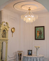 WOMO Tiered Textured Glass Chandelier-WM2208 thumbnail