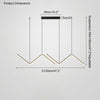 WOMO ZigZag LED Kitchen Pendant Light-WM2154 thumbnail