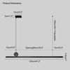 WOMO Linear Pendant Light-WM2035 thumbnail