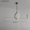 WOMO Circle Linear Pendant Light-WM2122 thumbnail