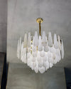 WOMO Tiered Raindrop Alabaster Chandelier-WM2395 thumbnail