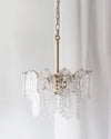 WOMO Tiered Textured Glass Chandelier-WM2208 thumbnail