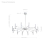 WOMO Adjustable Candelabra Chandelier-WM2038 thumbnail
