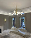 WOMO Glass Globe Arm Chandelier-WM2522 thumbnail