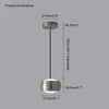 WOMO Small Drum Pendant Light-WM2032 thumbnail