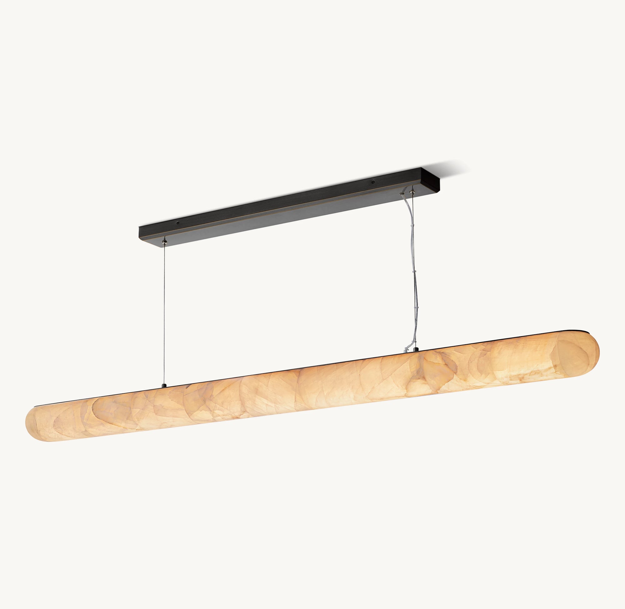 WOMO Lisse Linear Alabaster Chandelier - Rivage