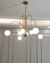 WOMO Glass Globe Arm Chandelier-WM2522 thumbnail