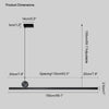 WOMO Linear Pendant Light-WM2035 thumbnail