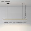 WOMO Extra Long Linear Pendant Light-WM2011 thumbnail
