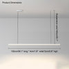 WOMO Extra Long Linear Pendant Light-WM2011 thumbnail