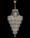 WOMO Oversized Gold Crystal Chandelier-WM2379 thumbnail